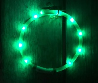 Oplaadbare led halsband groen