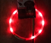 oplaadbare led halsband oranje