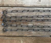 Hondenketting rvs zwart