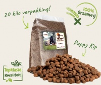 Graanvrij puppy voer kip