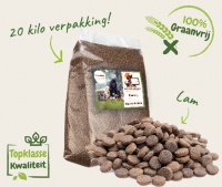 Graanvrij hondenvoer lam