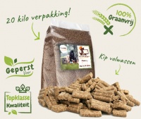 Graanvrij geperst hondenvoer kip