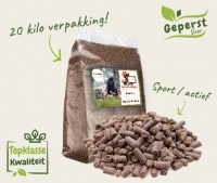 Geperst hondenvoer sport