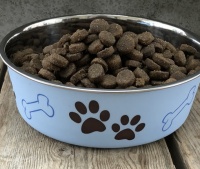 Voerbak hond fris blauw