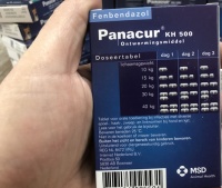 Panacur bijsluiter