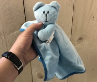 Puppy knuffel blauw