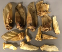 Gedroogde oren voor de hond