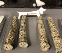 Kabeljauw rolletjes hond