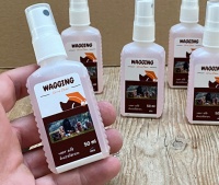 Wagging urine clean