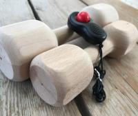 Apporteerblokje clicker